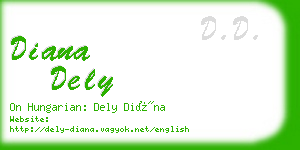 diana dely business card